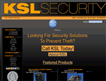 Tablet Screenshot of kslsecurity.com